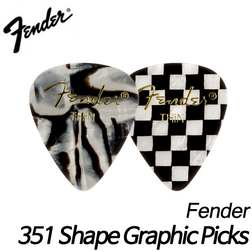 펜더(Fender)그래픽 피크 351 Shape Graphic Picks