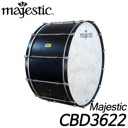 마제스틱(Majestic)CBD 시리즈 콘서트 베이스드럼 36인치 스탠드별도 폭(두께)22인치 CBD3622