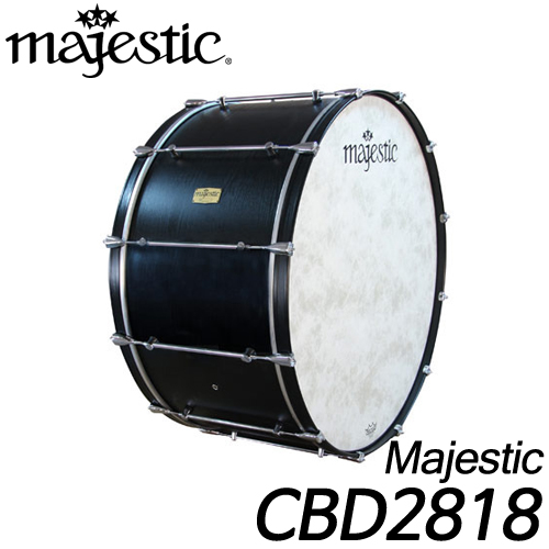 마제스틱(Majestic)CBD 시리즈 콘서트 베이스드럼 28인치 스탠드별도 폭(두께)18인치 CBD2818
