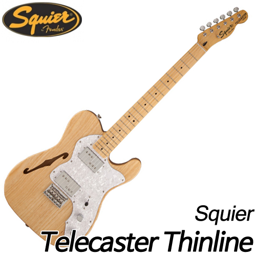 스콰이어(Squier)Vintage Modified &#039;72 Telecaster® Thinline 스콰이어 빈티지 모디파이 72 텔레캐스터 씬라인