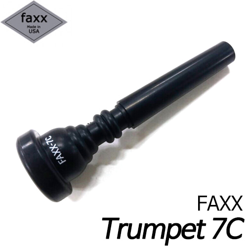 FAXX트럼펫 마우스피스 Trumpet black plastic Mouthpiece 7C