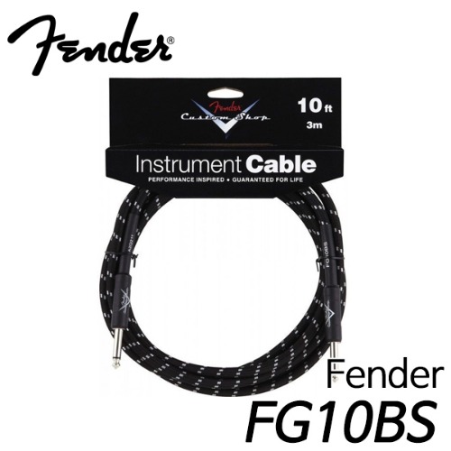 펜더(Fender)기타 케이블 FG10BS - 10ft (3m)