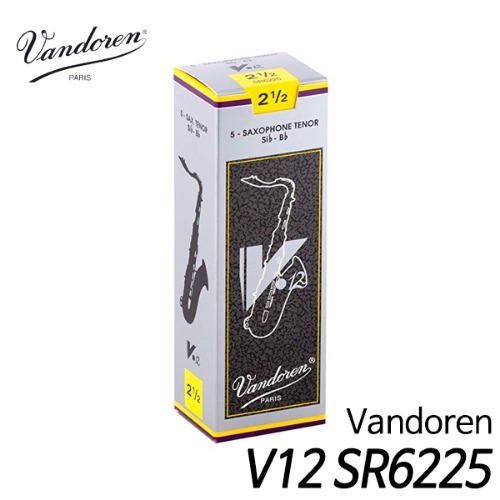 반도린(Vandoren)테너 색소폰 리드2.5호 V12  SR6225 (5개입)