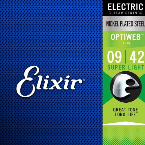 Elixir Electric Guitar Strings 일렉기타 선 Super Light (.009-.042)