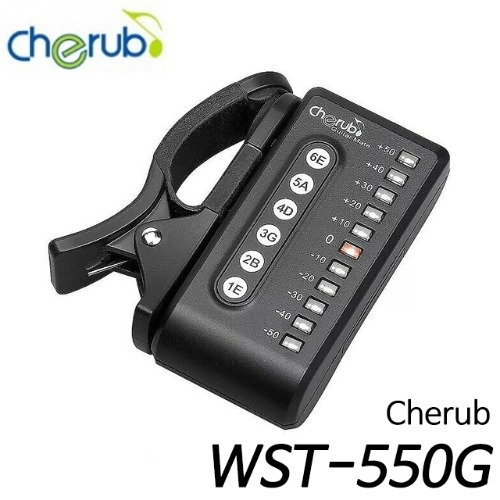 체럽(Cherub)기타 튜너 WST-550G