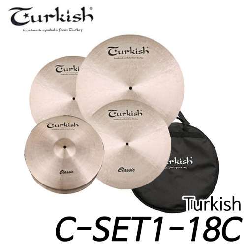 TurkishClassic(클래식) 수공 심벌세트5장 +가방H14, C16, R20,C18 C-SET1-18C