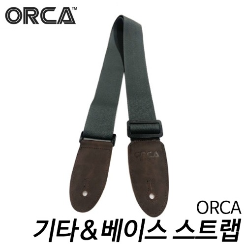 오르카(ORCA) 기타&amp;베이스 스트랩 OC-CS-Gray (그레이)