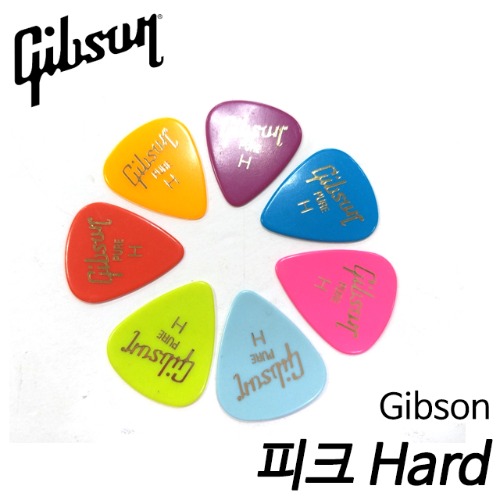 깁슨(Gibson) 기타피크 Hard (색상랜덤)