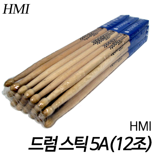 HMI[해머] 드럼 스틱 5A(12조) (Drum Hammer Stick 5A(12piece)