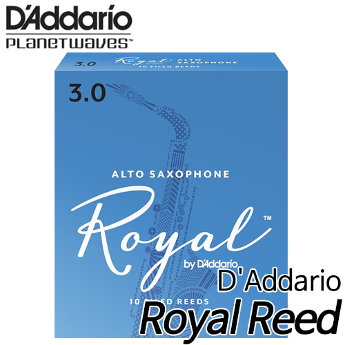 다다리오(D&#039;Addario)리코로얄 알토 색소폰 리드 3호 Royal Reed - 10개입