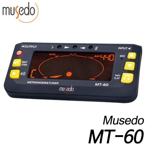 MUSEDO 튜너+메트로놈 MT-60/MT60