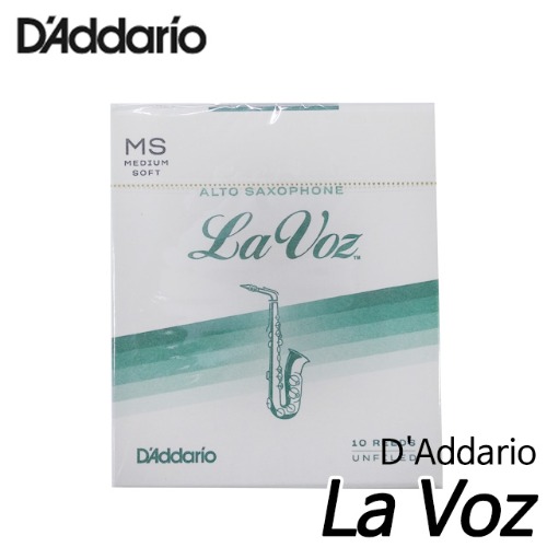다다리오(D&#039;Addario)다다리오 라보즈 알토색소폰 리드 La Voz Saxophone Reeds (10개입)